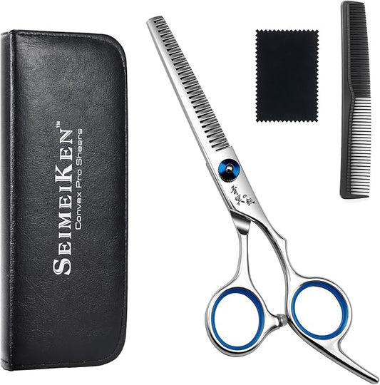 Hair Cutting Scissors, Thinning Shears Professional Haircut Scissors, 6.0 Inch Texturizing Teeth Shears for Hairdressing, Salon and Home Use