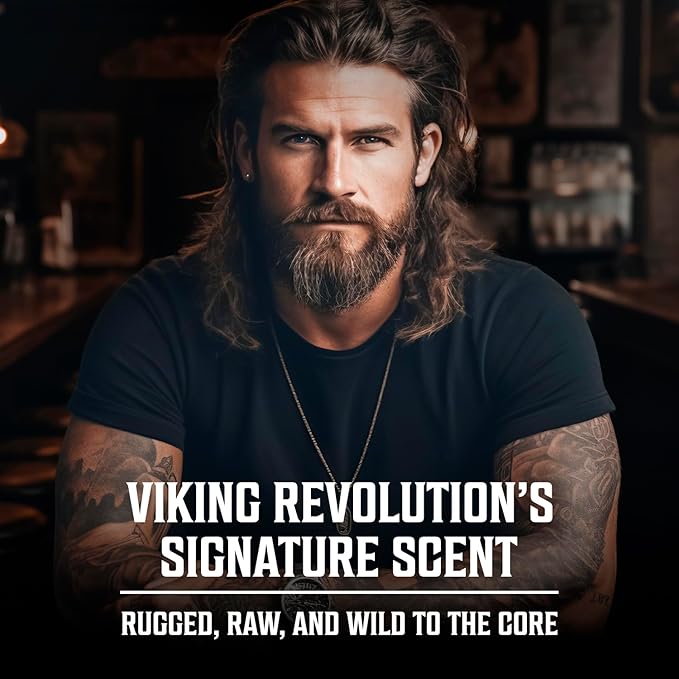 Viking Revolution Sweet Tobacco Cologne for Men - Eau de Parfum - With notes of Tonka Bean, Clementine, Cinnamon, Vanilla, Tobacco, Musk, Ambergris, Leather, Agastache - Gifts for Men 3.5 Fl Oz