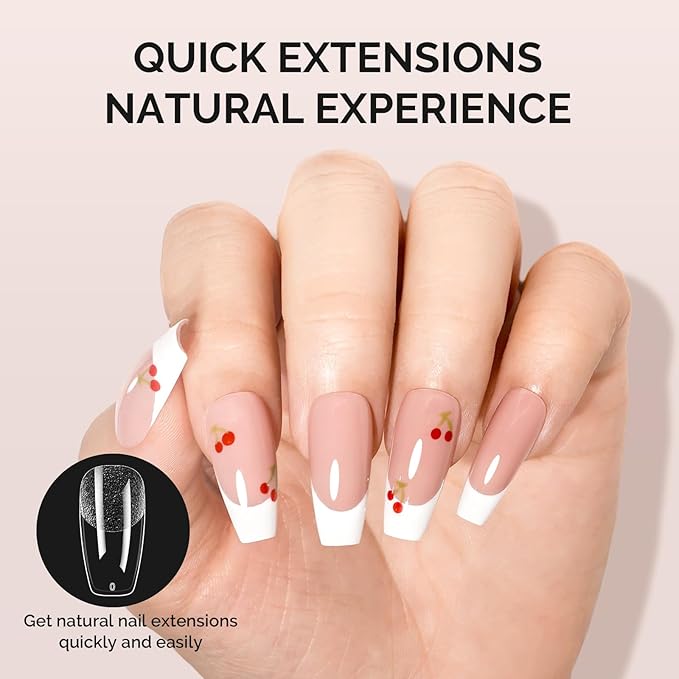 MelodySusie Medium Coffin X Nail Tips - 300Pcs 15Sizes Clear Acrylic, Half Matte Full Cover Press on Nails for DIY Extension & Salon Use, Pre-Shaped for Long-Lasting Manicure