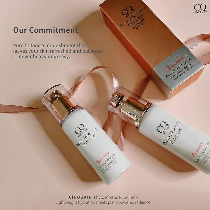 CQ Phyto Moisture Emulsion All-in-One Skincare Serum lotion, one Bottle (3.38 OZ)