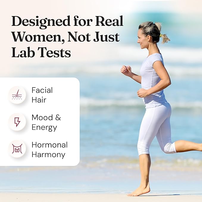 Nourished AndroEase Plus - Natural Balance Supplement for Women - Vegan Formula with Zinc & Saw Palmetto - 240 Capsules for Daily Wellness & Vitality - Made in USA