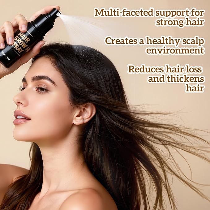 Hair Growth Spray, Hair Growth Spray for Men and Women, Promotes Thicker Fuller Hair –All Hair Types