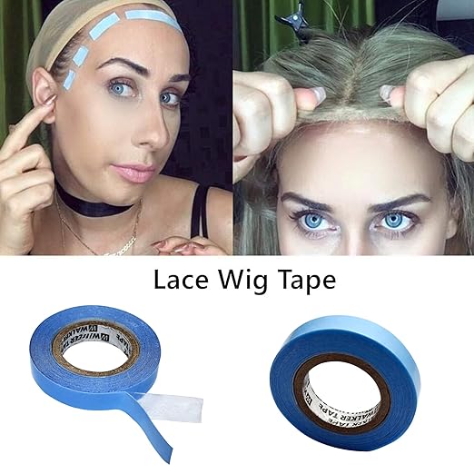 Lace Front Support Wig Tape Double Sided Waterproof Super Hold Adhesive for Wig Hair Extension Hair Pieces Lace Wigs Men's Toupee Beards Made in the USA Safe and Easy to Use (36Yard-1.0cm wide)