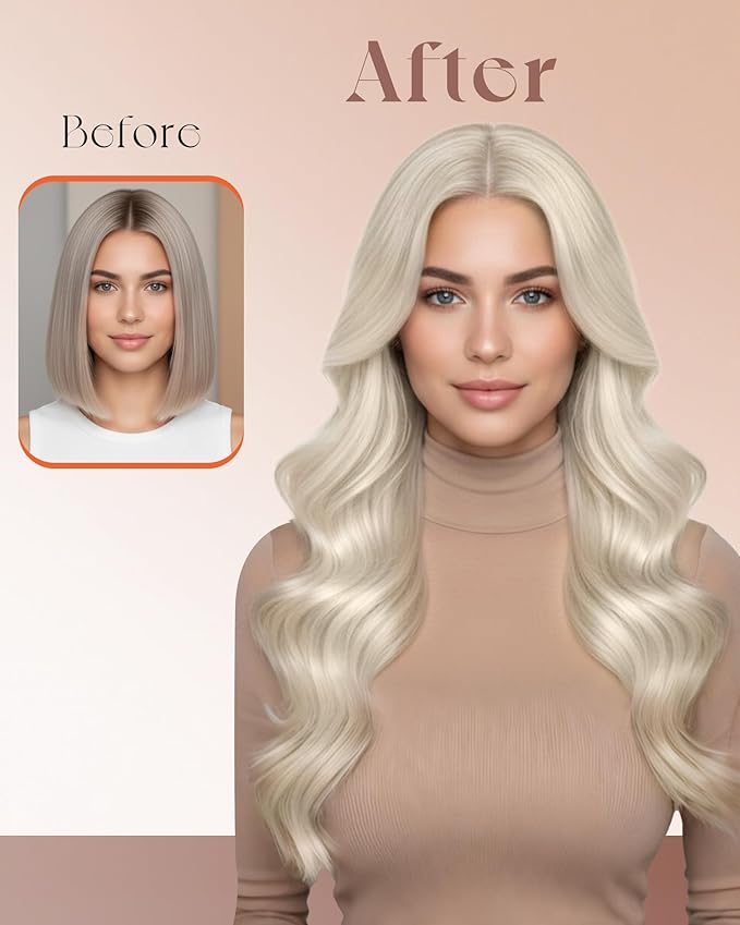 Sunny Hair Butterfly Weft Hair Extensions Human Hair 20 Inch Genius Weft with Hole Breathable Hair Extensions Twin Tab Micro Bead Weft for Women 100G
