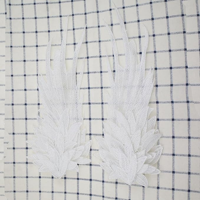 2Pcs White Feather Wing Hair Clips, Angel Wing Hair Barrettes, Fashionable Hair Accessories for Party Cosplay Styling