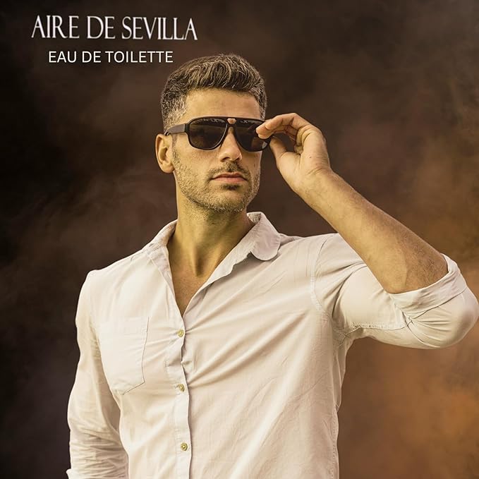 Instituto Español Aire de Sevilla Eau de Toilette for Men – Fresh Masculine Fragrance, 150 ml / 5.1 fl oz Spray Bottle, Made in Spain
