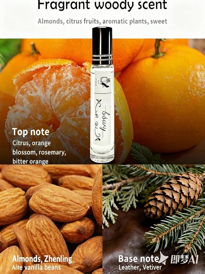 Unisex Perfume - Refreshing Citrus & Woody Eau de Toilette with Lemon, Musk & Spicy Notes - Long Lasting Cologne, Day to Night Fragrance for Daily Use, 0.34 Fl Oz / 10 ml