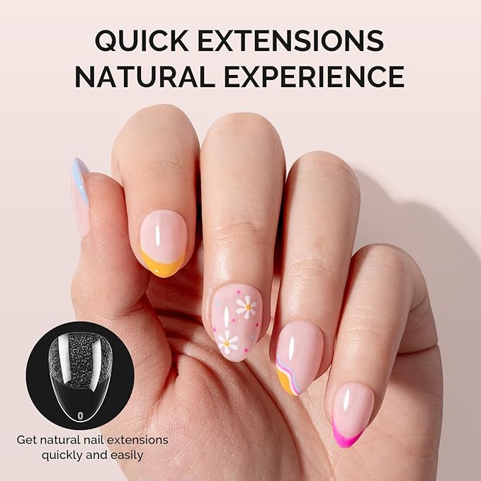 MelodySusie Extra Short Almond X Nail Tips - 300Pcs 15Sizes Clear Acrylic,Half Matte Full Cover Press on Nails for DIY Extension & Salon Use, Pre-Shaped for Long-Lasting Manicure