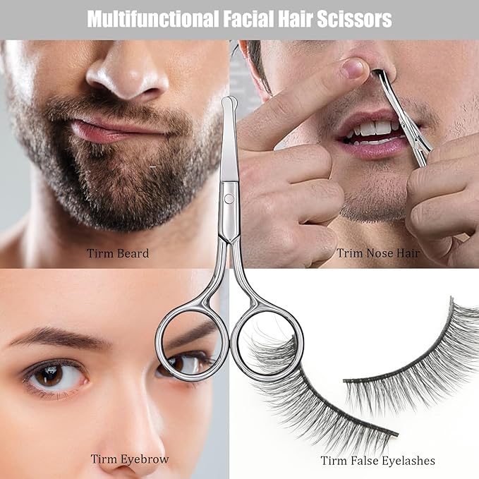 Hair Cutting Scissors Barber Shears Kit, Fcysy Capas De Barbero Profesional Hair Thinning Scissors for Haircutting, Haircut Scissors Blending Shears Eyebrow Hair Trimming Scissors Set for Men Women