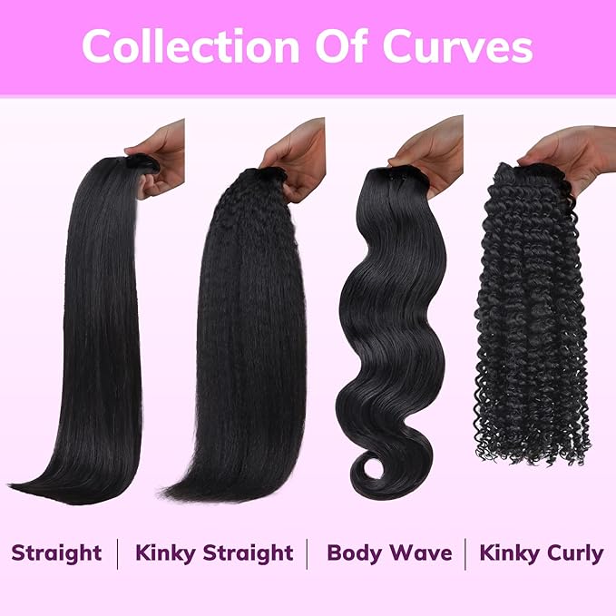 IDN BEAUTY Clip In Hair Extensions Real Human Hair, Body Wave 22 Inch 120g 7pcs Natural Black Remy Virgin Human Hair Clip Ins Real Human Hair Black Women Body Wave Clip Ins Human Hair Thick