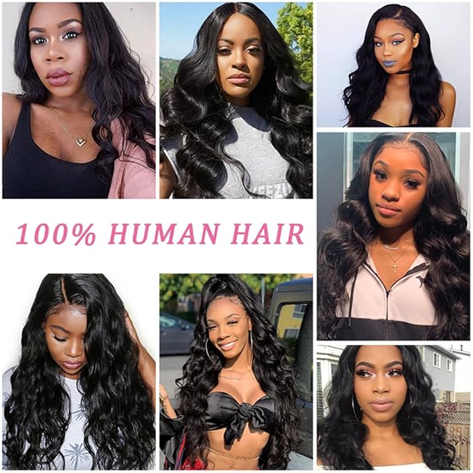 Human Hair Bundles With Closure 20 22 24 with 18 Inch Body Wave Bundles With Lace Closure Brazilian Virgin Hair Weave Bundle 4X4 Free Part Lace Closure
