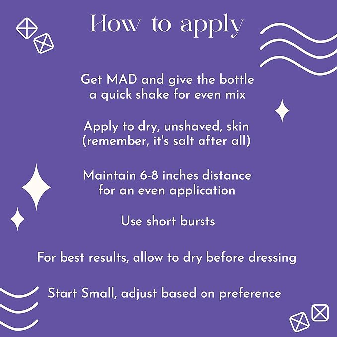 The 2-Ingredient Deodorant | Natural Mineral Salt Deodorant Spray | Hypoallergenic, Paraben-Free | Non-Aerosol Whole Body Spray | Unscented | 4 oz