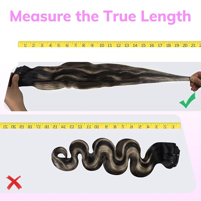 IDN BEAUTY Seamless Clip In Hair Extensions Human Hair, Straight 110g 18 Inch, 1B/19/1B Natural Black to Light Blonde Remy Hair Seamless Clip Ins For Black Women PU Weft Invisible Edge 7pcs