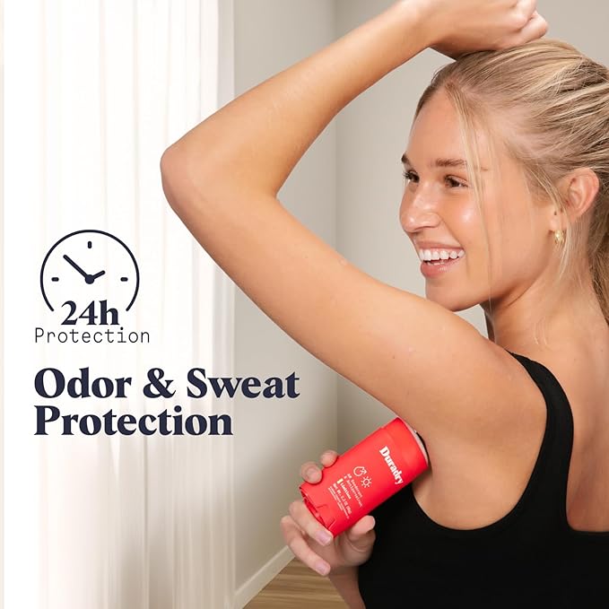 Duradry Clinical-Strength Antiperspirant Deodorant for Women and Men – Clean Formula with Natural Ingredients for Odor and Excessive Sweat Protection – Clear Sky (Crisp Pear + Vanilla)