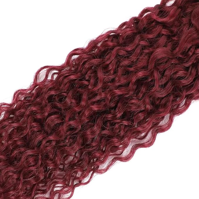 150g Burgundy Bundles Human Hair 99j Water Wave Bundles 20 22 24 inch Red Human Hair Bundle Burgundy Water Wave Bundle