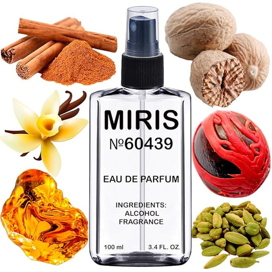 MIRIS No. 60439, Inspired by D'Ambre Extreme, Long-Lasting Unisex Eau de Parfum for Women & Men, Spray 3.4 Fl Oz / 100 ml