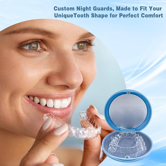 Custom Night Guard for Teeth Grinding – Personalized Fit Mouth Guard for Sleeping, Bruxism Relief & Jaw Protection – Affordable Night Guard for Heavy & Light Grinders