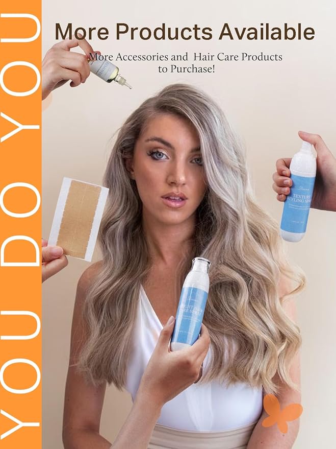 DOORES Hair Extensions Tape in Human Hair Balayage Light Ash Brown to Ash Blonde 18 Inch 40pcs 100g Real Tape in Human Hair Extensions Straight Skin Weft
