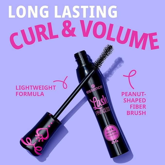 essence Lash Princess Mascara Holiday Gift Set | 4 Vegan & Cruelty-Free Mascaras | False Lash Effect, Waterproof, Primer, Curl & Volume | Stocking Stuffer for Beauty Lovers