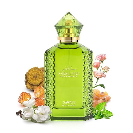 Andalusian Orchard - Rogue Eau De Parfum, Long-Lasting Woody Spicy Perfume for Men - 100ml | 3.4 fl. oz + 2ml Samples