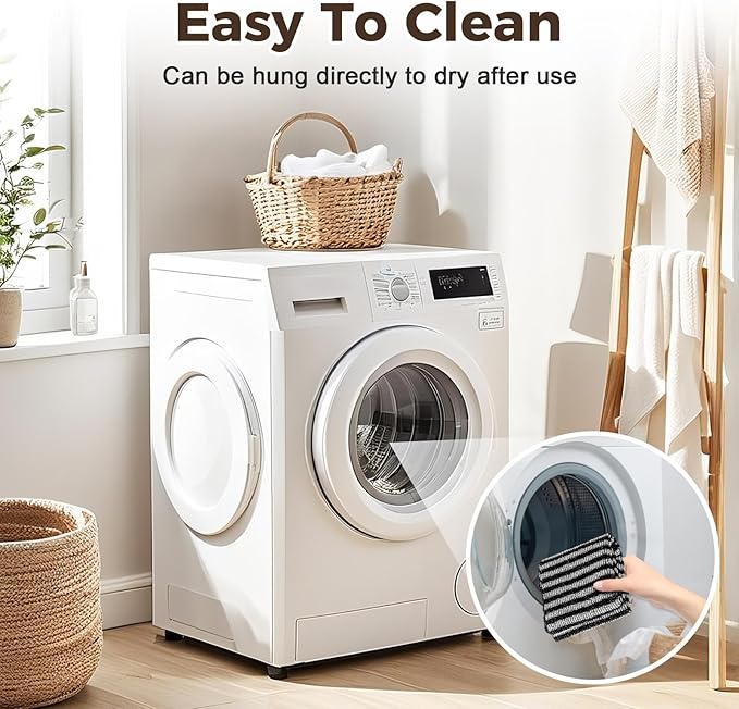 Exfoliating Shower Towel, 2026 New Scrub Wash Back Bath Cloth for Body & Face, Reusable Exfoliating Back Scrubber for Women Men, Quick-Drying Durable Bath Cloth for Smooth Skin (2PCS-B)
