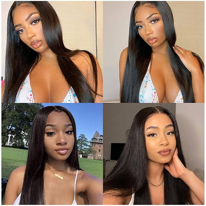 20 Inch 1B Clip in Hair Extensions - Real Remy Human Hair, 120g 7pcs, Naturel Black Human Hair Extensions Clip ins for Women