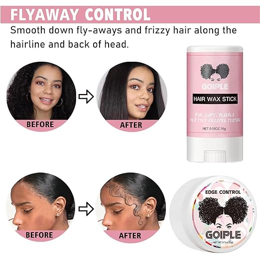 Lace Front Wig Glue Set - Waterproof With Tools, Hair Wax Stick, Remover, Edge Control Wax, Wig Band, and Dual Brush