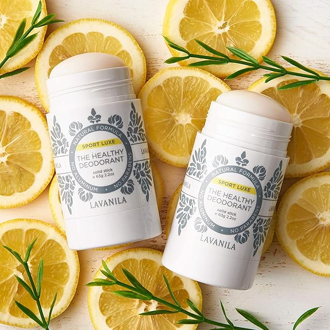 Lavanila Aluminum Free Deodorant, Sport Luxe + Vanilla Lavender, 2oz Each - The Healthy Deodorant for Men & Women - Solid Stick, Vegan