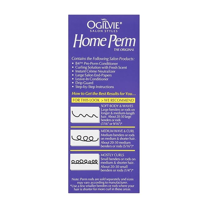Ogilvie Salon Styles Home Perm The Original - For Color Treated, Thin, or Delicate Hair - 2 pc