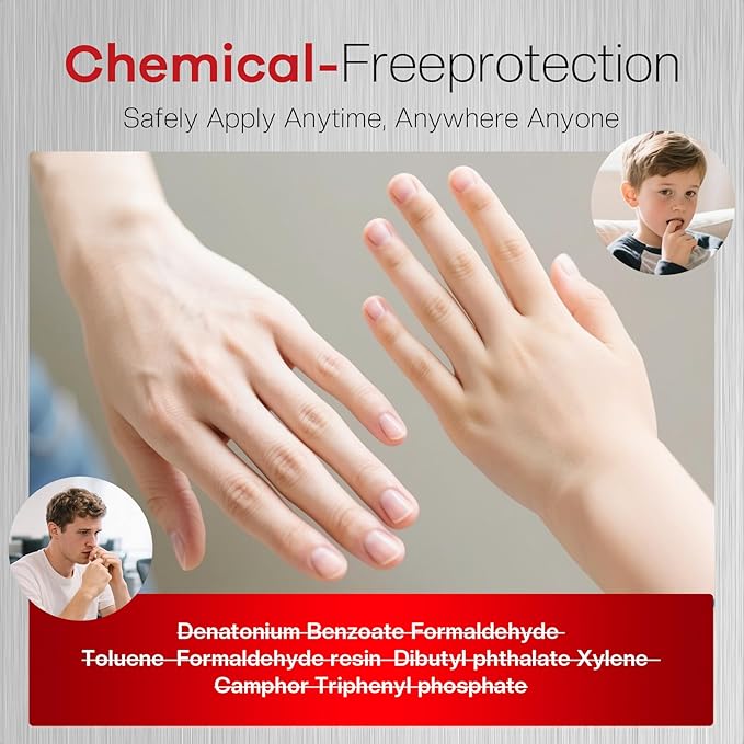 Nail Biting Prevention For Kids: Nail Biting Treatment Anti Toddler Thumb Sucking Deterrent Stopper Nail Polish Nail Repair for Damaged Nails Safe Lasting Growth Strengthener Care