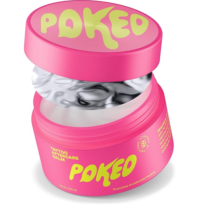 Tattoo Aftercare Balm with Soothing Botanicals and Powered by Peptides (3.5 Oz)
