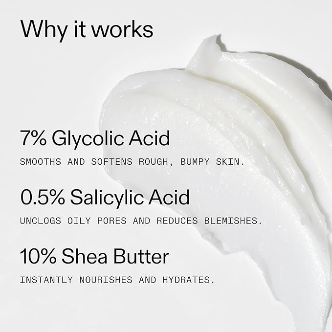 The INKEY List Glycolic Acid Exfoliating Body Stick 45g, Multiple Concerns, One Targeted Solution, Delivers Deep, Effective Exfoliation, Fragrance Free, Suitable For All Skin Types