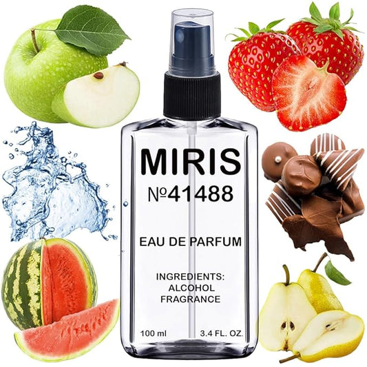 MIRIS No. 41488, Inspired by Sorbetto Rosso, Long-Lasting Eau de Parfum for Women, Spray 3.4 Fl Oz / 100 ml