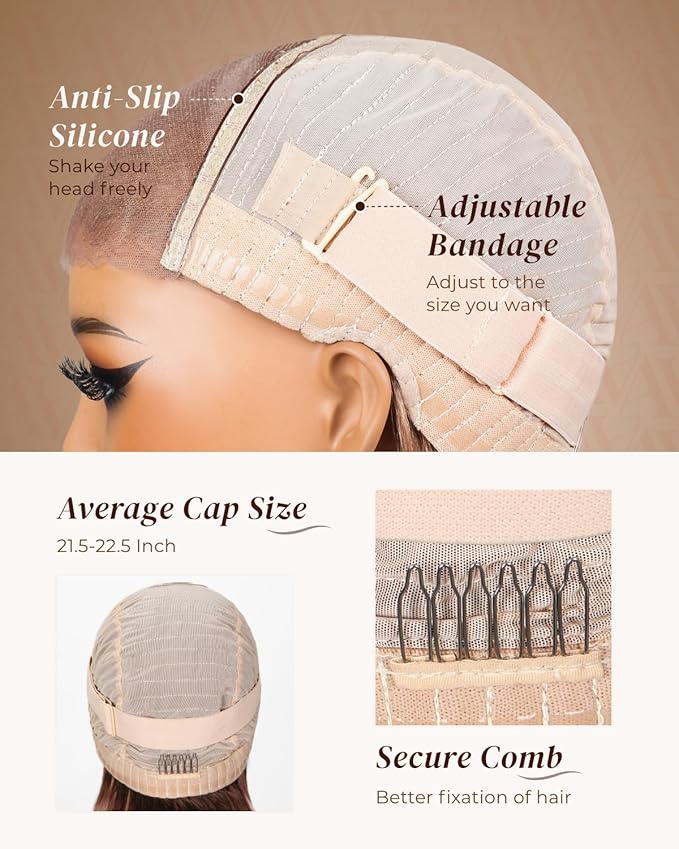 Arabella Ash Blonde Wig Human Hair 5x6 Glueless Wigs Human Hair Pre Plucked Pre Cut HD Lace Closure Wig 230% Density 20/ASH Blonde Ombre Lace Front Wig Straight Wig 16 Inch