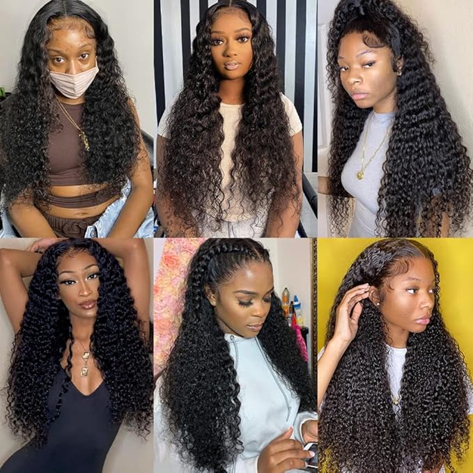 Human Hair Bundles Human Hair Deep Wave Bundles Wet and Wavy Bundle 18 inch Deep Curly Single Bundle 100g