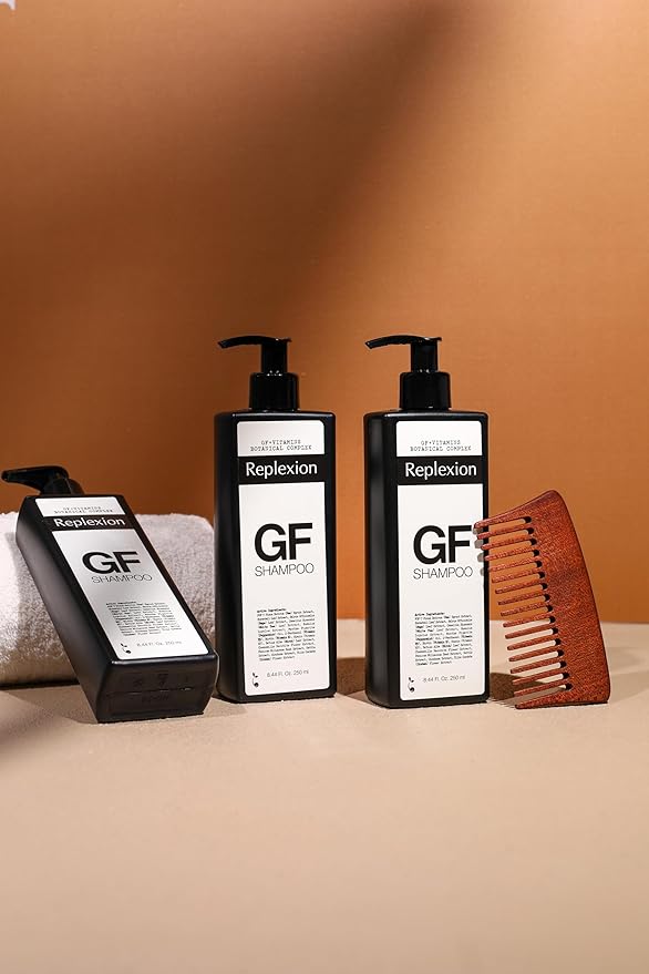Hair Growth Shampoo (3x250ml) – Revitalizes Scalp, Strengthens Roots, and Promotes Thicker, Healthier Hair with Botanical Growth Factors – Reduces Hair Loss and Restores Vitality