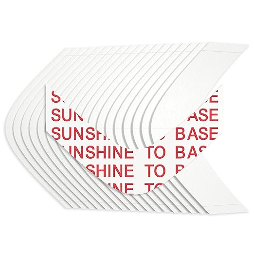 Sunshine Tape Sunshine to Base Hairpiece Wig Tape (36 Pieces) - AA Curve - Double Sided Adhesive Tape for Toupee Lace Front Wig Strong Hold Waterproof Strips