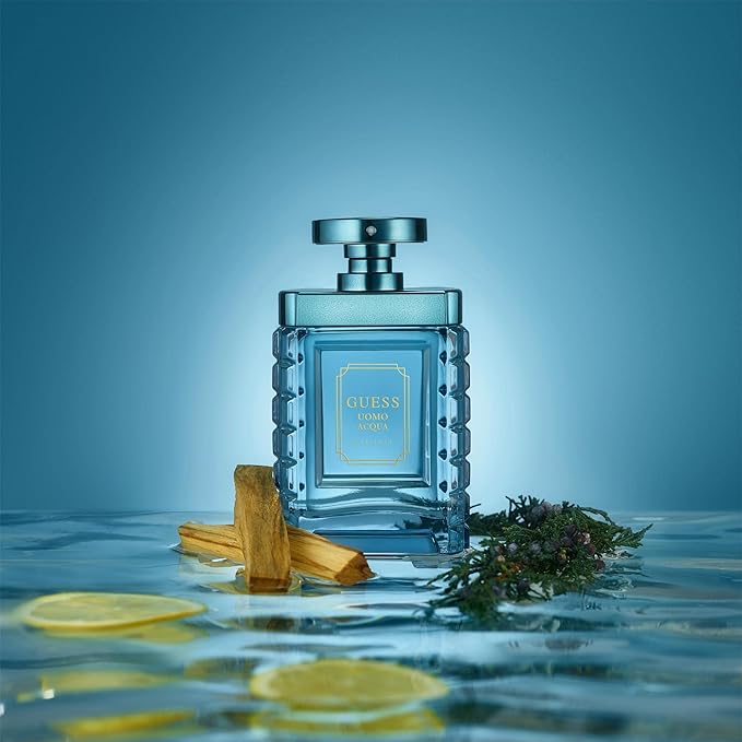 Guess Uomo Acqua Eau de Toilette Cologne Spray For Men, 1.7 Fl. Oz.