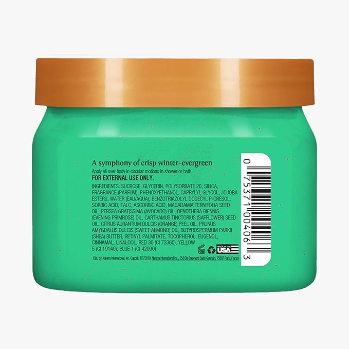 Tree Hut Mistletoe Magic Shea Sugar Scrub, Exfoliating & Hydrating Body Scrub with Shea Butter, Holiday Gift & Stocking Stuffer, 18 oz