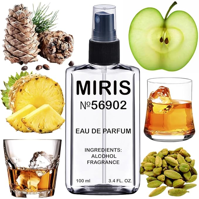 MIRIS No. 56902, Inspired by Apple Brandy On The Rocks, Long-Lasting Unisex Eau de Parfum for Women & Men, Spray 3.4 Fl Oz / 100 ml