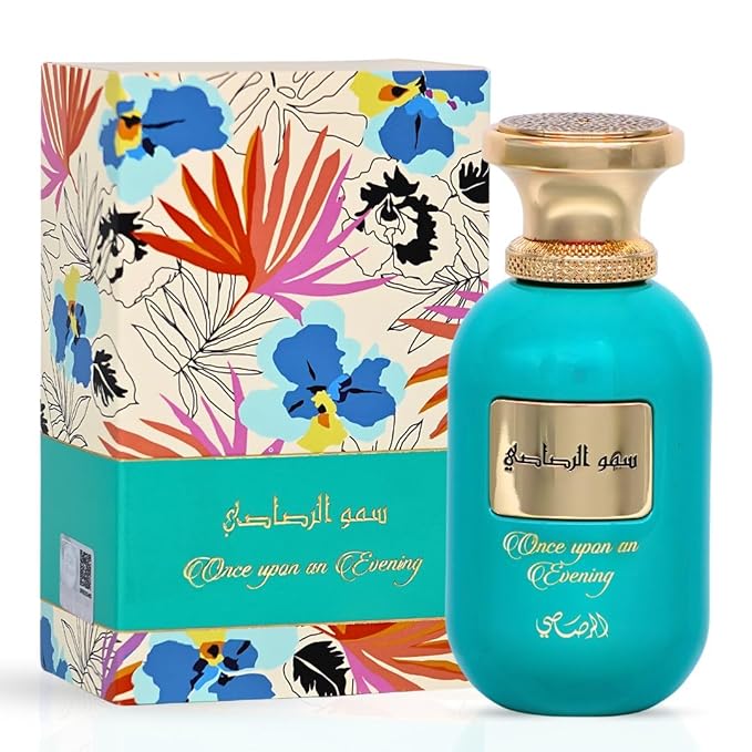 RASASI Somow Al Once Upon an Evening Eau de Parfum Spray 100ml (3.4 oz) | Sweet Vanilla Gourmand Perfume with Peony & Raspberry | Luxurious Unisex Fragrance