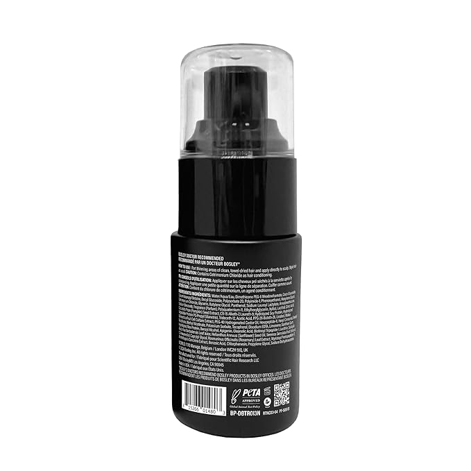 Dr. Bosley Volumizing Treatment – Lightweight, Alcohol-Free Foam for Thicker, Fuller-Looking Hair – With Biotin & Saw Palmetto to Help Prevent Hair Loss & Breakage – 3.4 fl oz