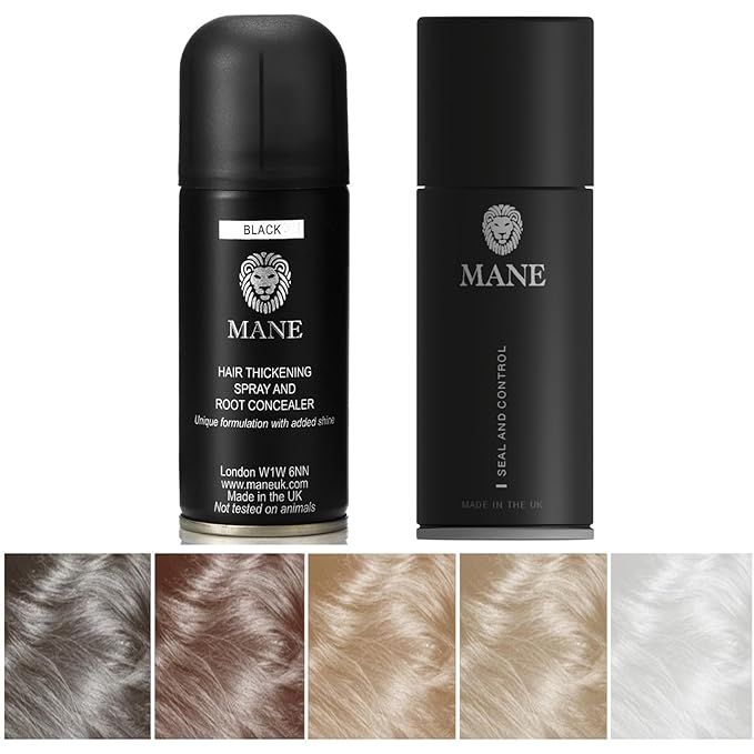 Mane Hair Thickener with a Seal and Control 100 ml duo pack (Dark Brown)