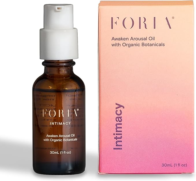 Foria Awaken Arousal Oil - Organic, All-Natural - Safe for Sensitive Skin - 1 Fl Oz