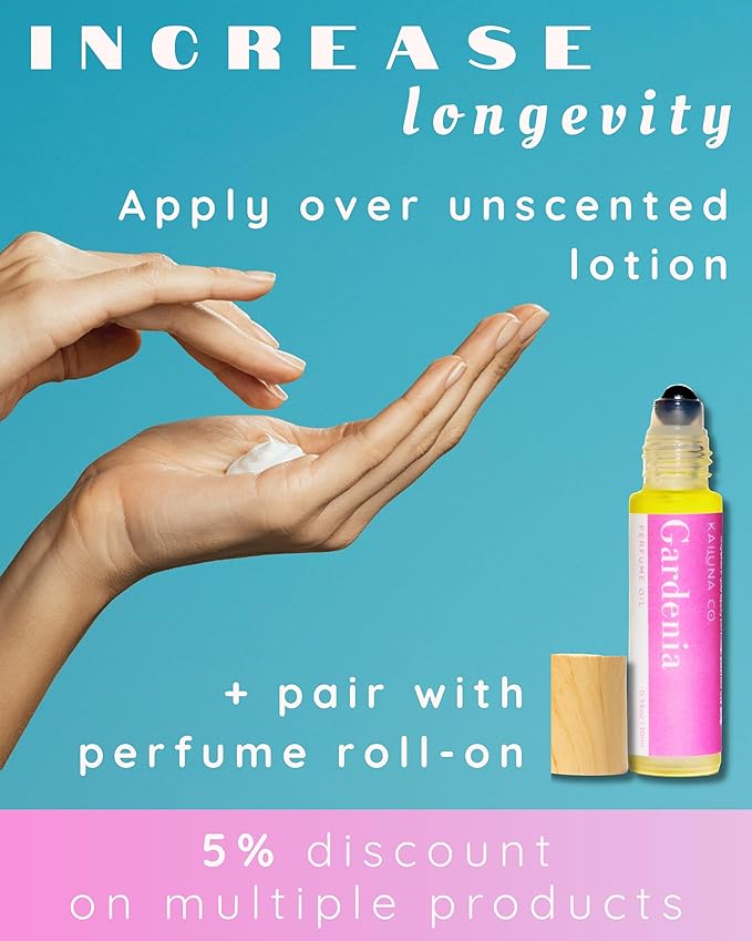 Gardenia Natural Hair & Body Mist Spray, Pure Essential and Fragrance Oils, Alcohol-Free, Handmade in California, 0.5Fl Oz