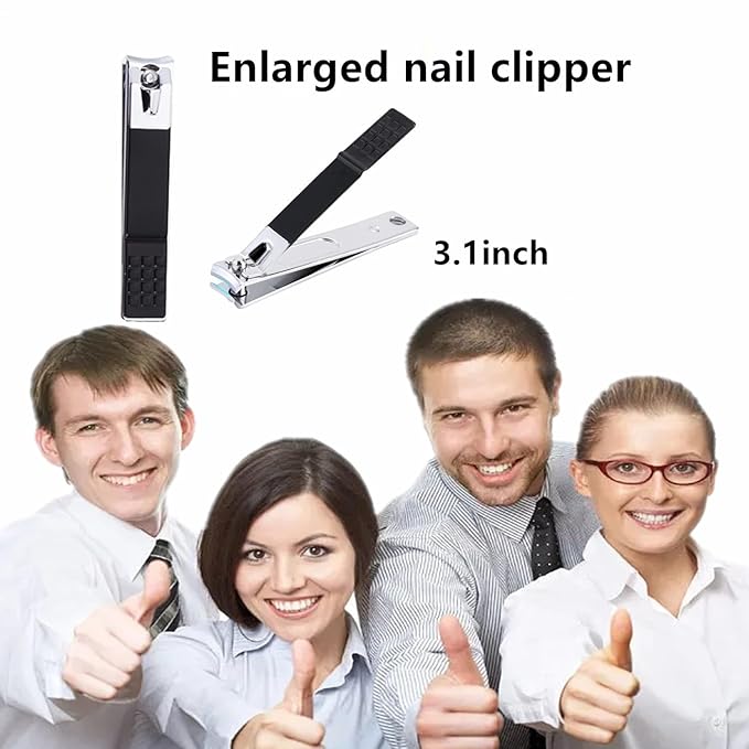 Stocking Stuffers for Men Women Nail Clipper Set Manicure Set Manicure Kit with Case Toe Finger Nail Clippers Personal Care Tools Travel Nail Clipper Kit Grooming Kit Christmas Gifts for Men Women