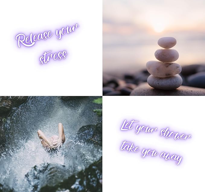 Bella Aria by Just Us Chix - Relax Lavender Shower Steamers, Aromatherapy Spa Experience, 7 Aromatic Tablets with Mesh Bag
