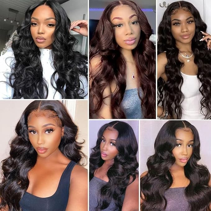 18 Inch 13x6 HD Lace Frontal Body Wave 0.1mm SKINLIKE Ultra Thin Invisible HD Lace Frontal Closure Melt Into Skin Easily Pre Plucked With Baby Hair 12A Grade Brazilian Human Hair