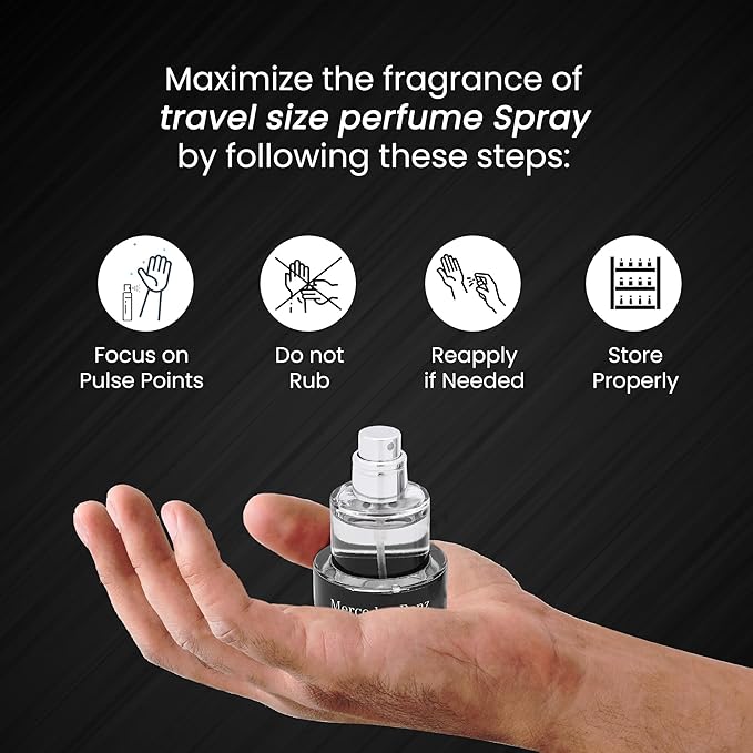 Mercedes Benz Select - Mini Eau de Toilette for Men - Long Lasting Mens Fragrance with Bergamot and Musk Notes - Fruity Woody Cologne for Men - 0.7 oz