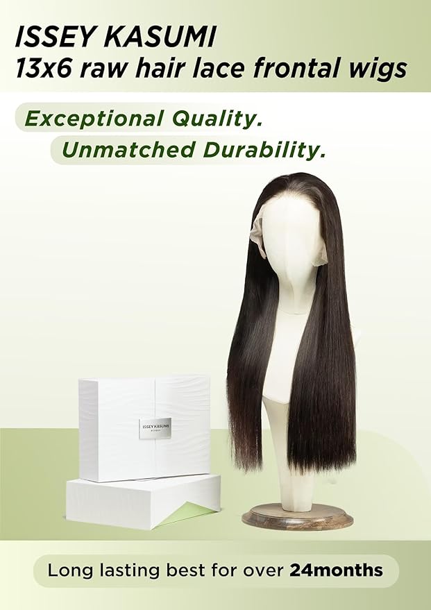 Straight 13x6 SKINLIKE HD Lace Front Wigs 100% Raw Cambodian human Hair,Triple Lifespan Than Regular Hair, Glueless Pre Plucked Wigs,13x6 HD Frontal Wig 250% Density,24Inch